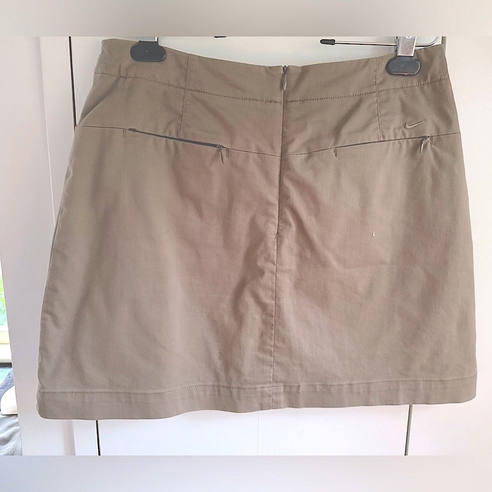 Women's Nike Golf Khaki Fit Dry Tournament Performance Skort Size 10, MSRP $95 - Picture 6 of 12